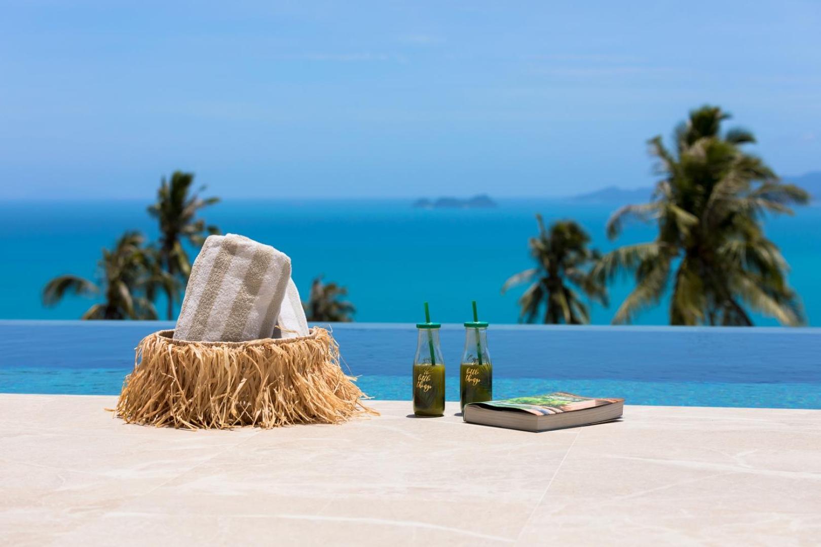 Tropical Seaview Villa With Pool Ko Samui Eksteriør billede