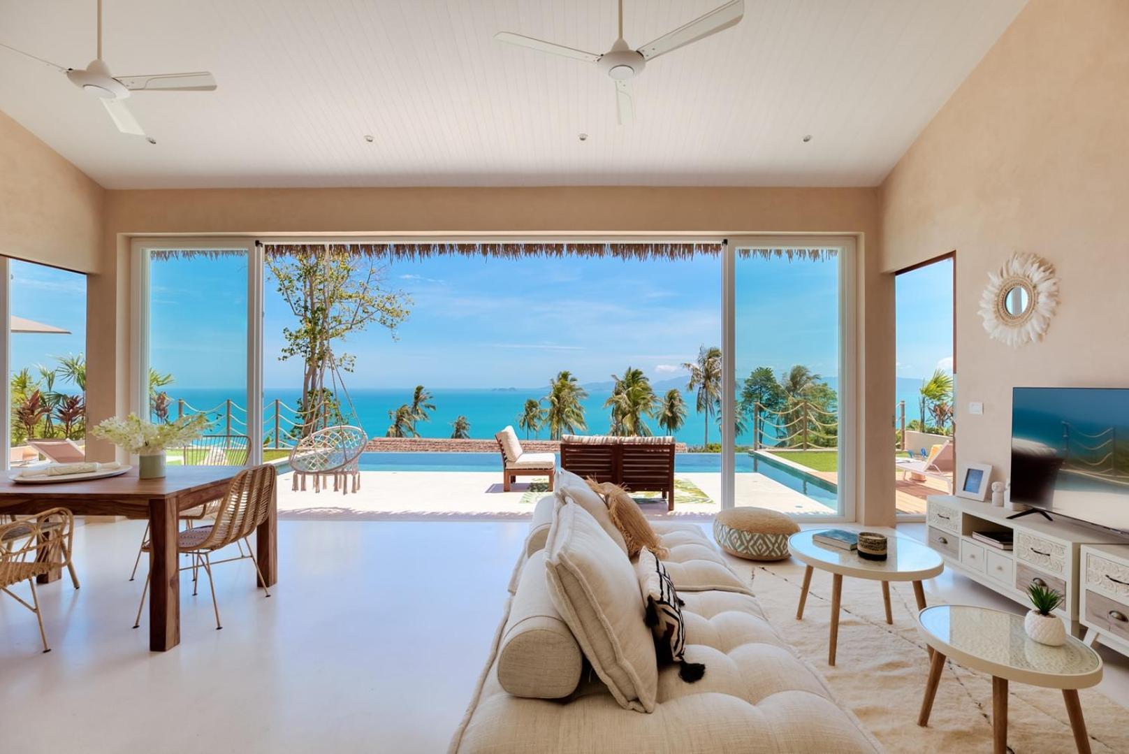 Tropical Seaview Villa With Pool Ko Samui Eksteriør billede